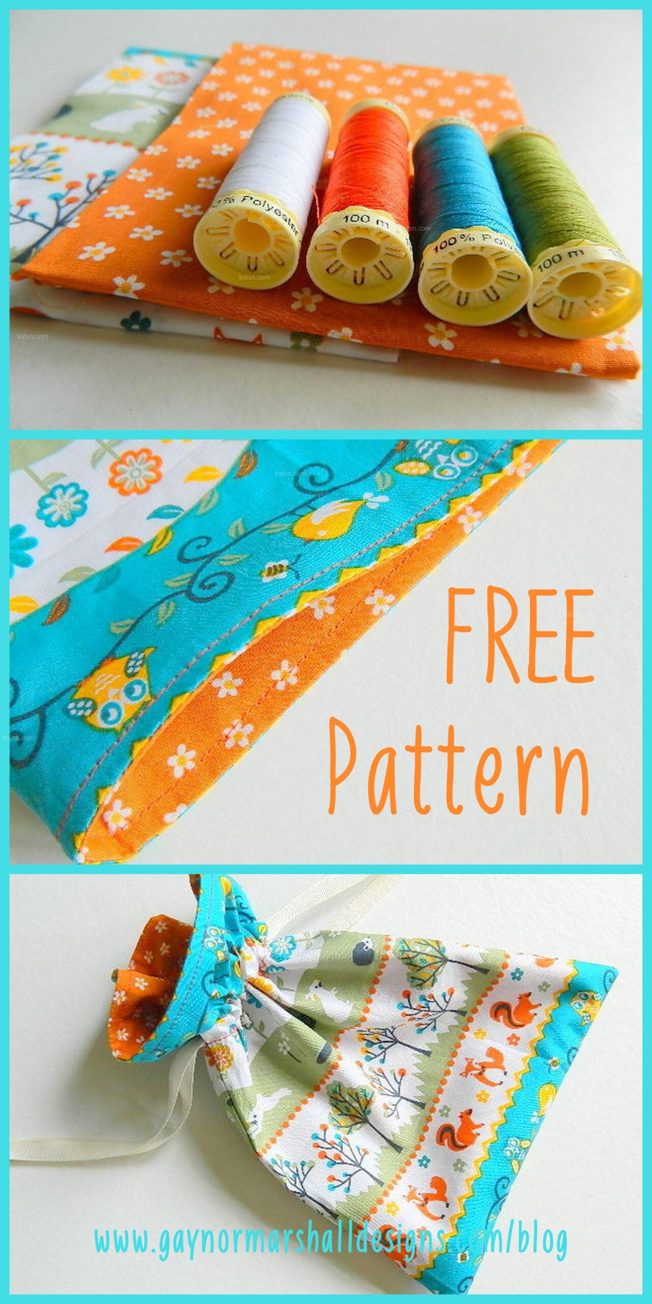 Tips for making your own drawstring bag with eyecatching colors